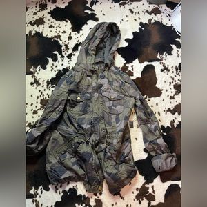 Woman’s Camo Raincoat
